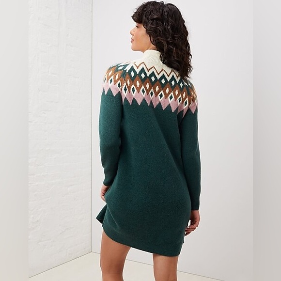 UpWest Comfy Vintage Fair Isle Sweater Dress R150 - Picture 2 of 11